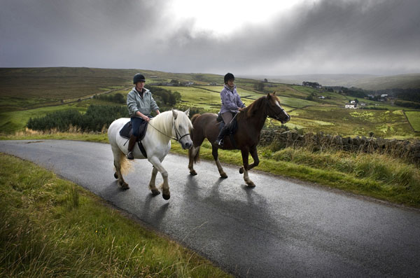 Pony Trecking and Cycle routes nr Nenthead, Hartside and Unthank.
